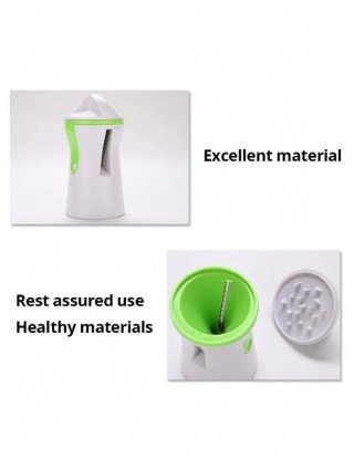 1pc Creative Kitchen Spiral Vegetable Slicer, Heavy Duty Veggie Cutter,  Zucchini Noodle Maker