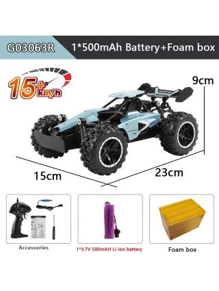 2.4GHZ 1:18 RC Car 15KM/H Mini didelės spartos automobilio