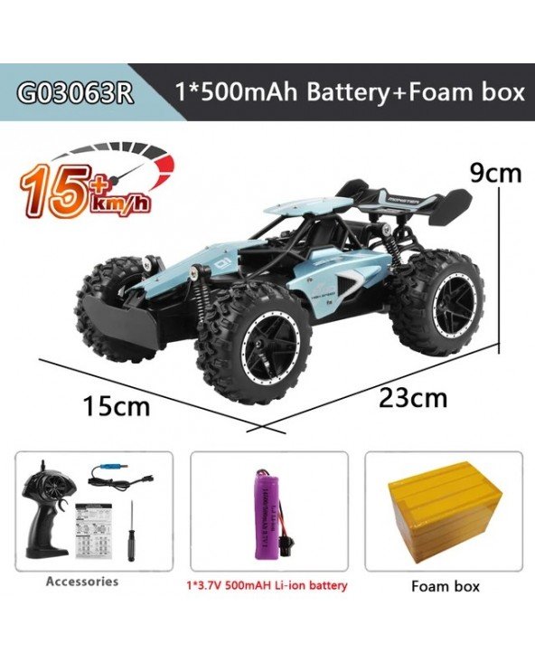 2.4GHZ 1:18 RC Car 15KM/H Mini didelės spartos automobilio