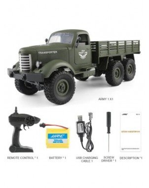 JJRC 1/16 RC Truck High Simulation Military Climbing Car 6WD