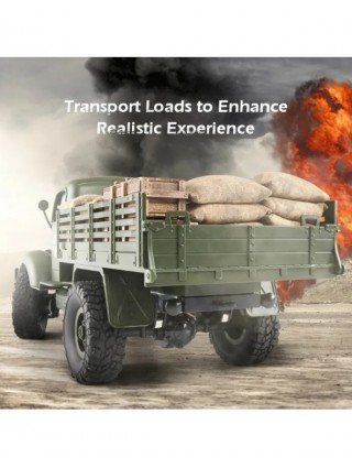 JJRC 1/16 RC Truck High Simulation Military Climbing Car 6WD