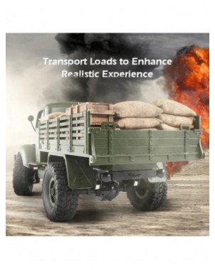 JJRC 1/16 RC Truck High Simulation Military Climbing Car 6WD