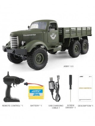 JJRC 1/16 RC Truck High Simulation Military Climbing Car 6WD