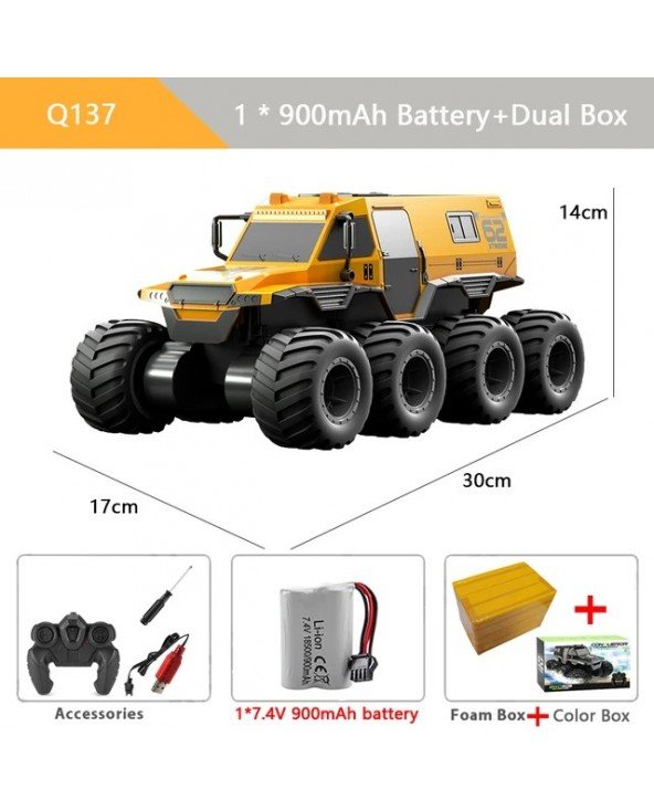 2,4G Q137 8 ratų RC automobilis 8WD nuotolinio valdymo 2,4G Q137 8 ratų RC automobilis 8WD nuotolinio valdymo