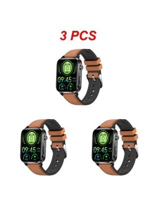 1/2/3PCS New Thermometer Smart Watch Men Sangao Laser Treat