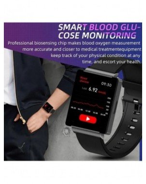 Blood Glucose Monitor Smart Watch Blood Glucose Test Smart