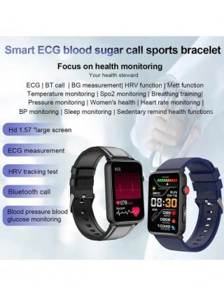 Blood Glucose Monitor Watch Blood Glucose Smart Watch ECG