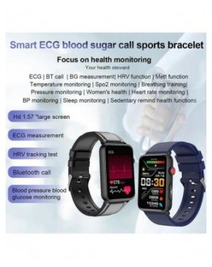 Blood Glucose Monitor Watch Blood Glucose Smart Watch ECG