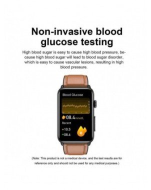 Blood Glucose Monitor Watch Blood Glucose Smart Watch ECG