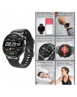 Health Smartwatch Blood Oxygen Heart rate Body Temperature Test