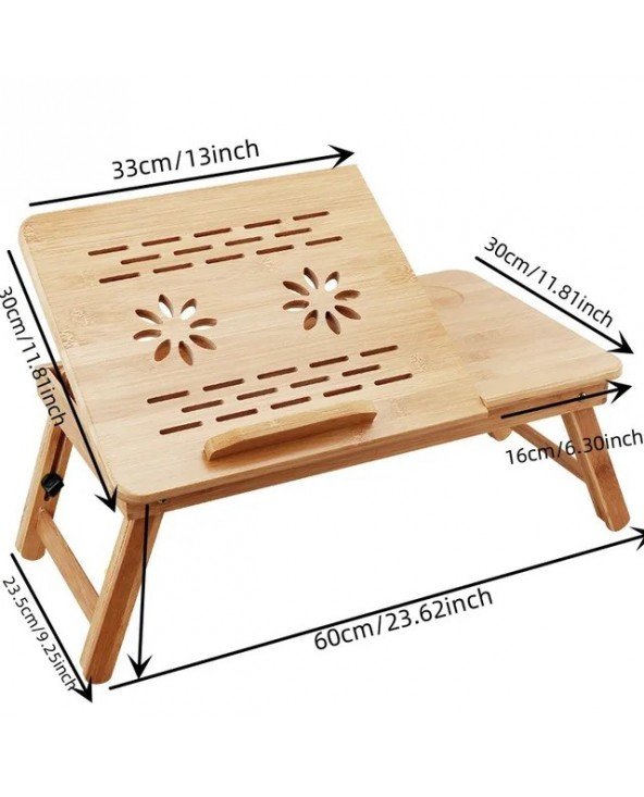 Home Folding Laptop Desk for Bed Sofa Laptop Bed Tray Table