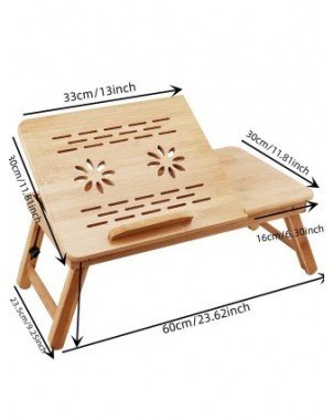 Home Folding Laptop Desk for Bed Sofa Laptop Bed Tray Table