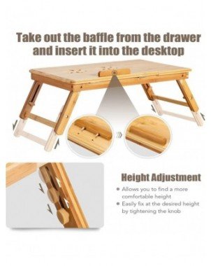 Home Folding Laptop Desk for Bed Sofa Laptop Bed Tray Table