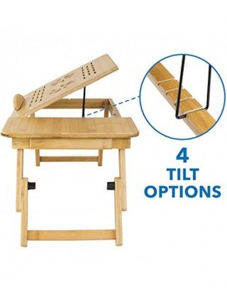 Home Folding Laptop Desk for Bed Sofa Laptop Bed Tray Table