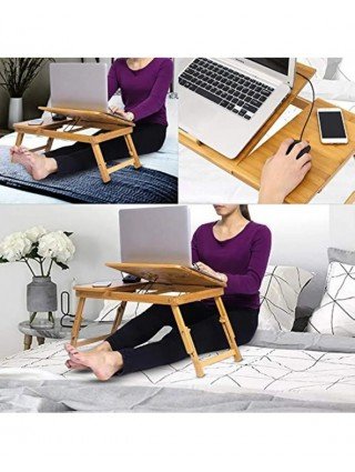 Home Folding Laptop Desk for Bed Sofa Laptop Bed Tray Table