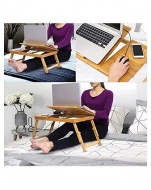 Home Folding Laptop Desk for Bed Sofa Laptop Bed Tray Table