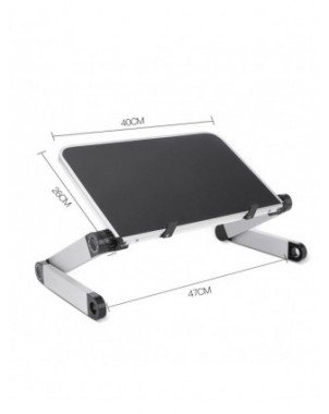Adjustable Folding Laptop Desk Portable for Bed Table Notebook
