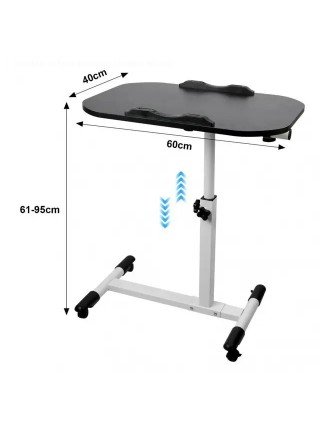 Mobile Stand Up Laptop Desk Foldable Lift Bed Small Table
