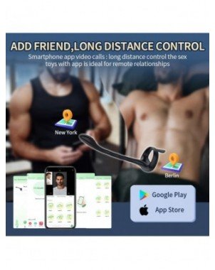 Prostate Vibrators Testicle Massage Anal Butt Plug Penis Ring