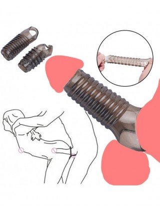 Condoms Penis Extender Sleeve Dick Enlargement Delay