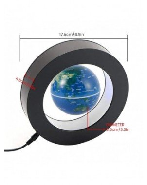 Levitating Lamp Magnetic Levitation Globe LED World Scenery