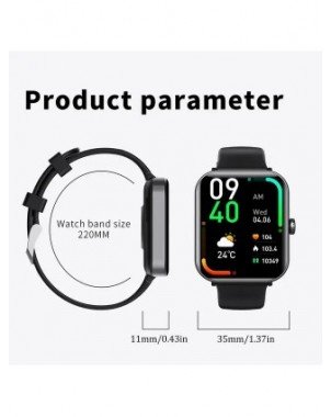 Heart Rate Smartwatch F57Pro Non-invasive Blood Pressure Test