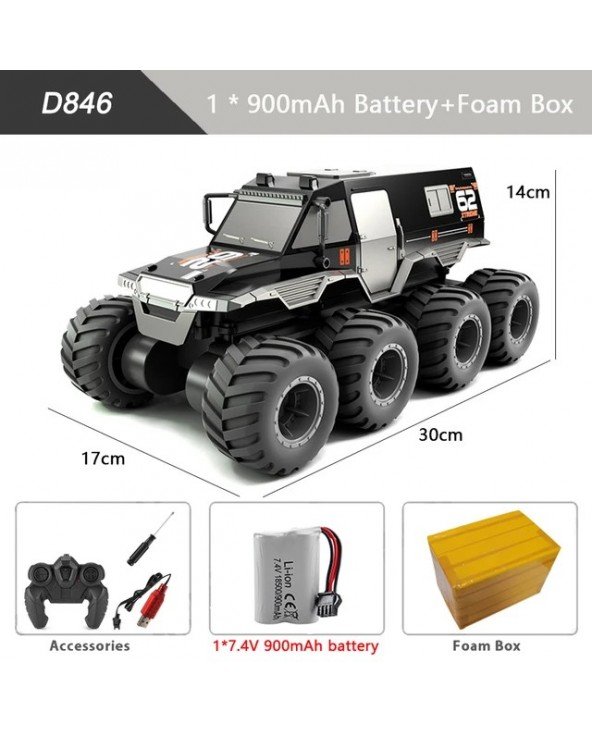 8x8 RC Car 8WD Off-road Amphibious Stunt Vehicle 8-wheel Speed 8x8 RC Car 8WD Off-road Amphibious Stunt Vehicle 8-wheel Speed