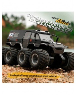 8x8 RC Car 8WD Off-road Amphibious Stunt Vehicle 8-wheel Speed