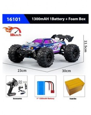 1/16 RC Car 4x4 nuotolinio valdymo vežimėlis be šepetėlių