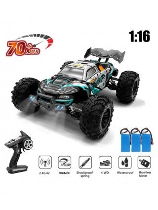 1/16 RC Car 4x4 nuotolinio valdymo vežimėlis be šepetėlių