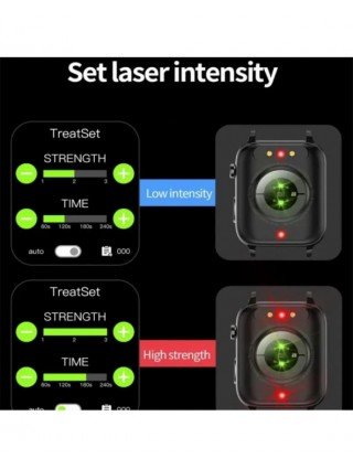 Termometras išmanusis laikrodis Laser Treat Health Širdies