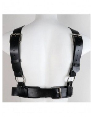 Fullyoung Body Harness Luxury Faux Leather Set BDSM Bondage