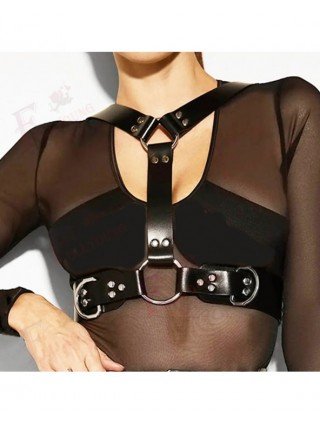 Fullyoung Body Harness Luxury Faux Leather Set BDSM Bondage
