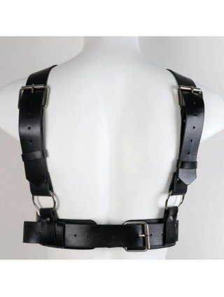 Fullyoung Body Harness Luxury Faux Leather Set BDSM Bondage
