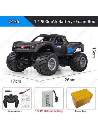 Q156 Amfibija 4WD RC automobilis 2.4G Off Road Nuotolinio