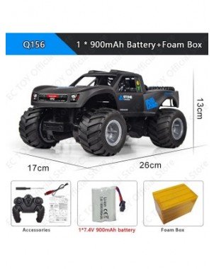 Q156 Amfibija 4WD RC automobilis 2.4G Off Road Nuotolinio