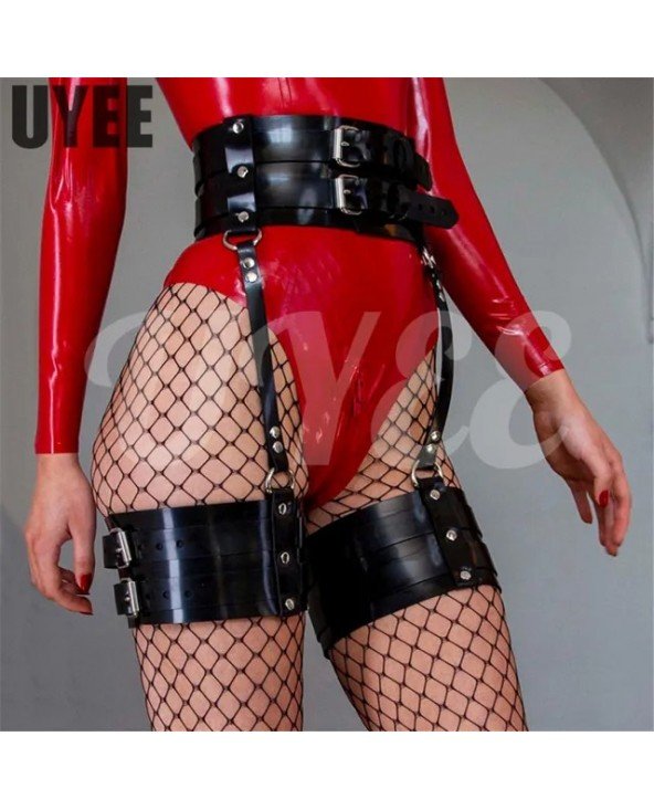 sexy bdsm clothes Bondage Harness with Chain main image 1