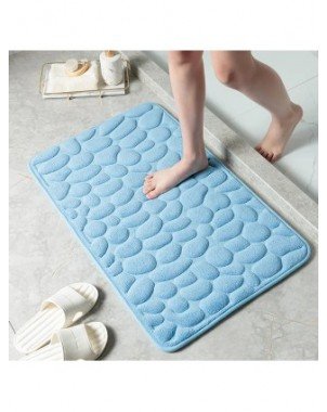 Mat Non-slip Carpets Cobblestone Embossed Bathroom Bath In Wash