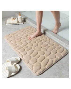 Mat Non-slip Carpets Cobblestone Embossed Bathroom Bath In Wash