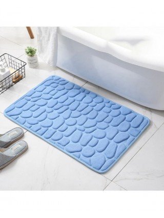Mat Non-slip Carpets Cobblestone Embossed Bathroom Bath In Wash