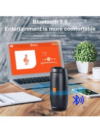 Bluetooth Speaker Dual Speaker Stereo Outdoor Tfusb Playback Fm