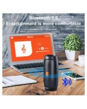 Bluetooth Speaker Dual Speaker Stereo Outdoor Tfusb Playback Fm