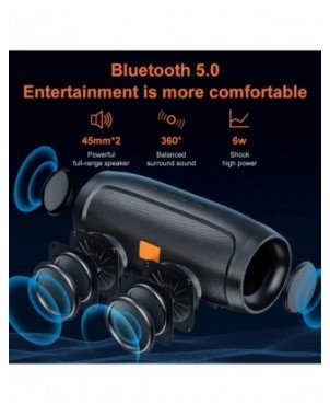 Bluetooth Speaker Dual Speaker Stereo Outdoor Tfusb Playback Fm