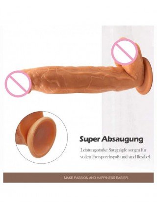 27 cm realistiškas didžiulis dildo vibratorius moteriai