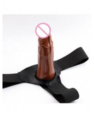 New Wearable Penis Dildo Hollow Sleeve For Unisex Realistic