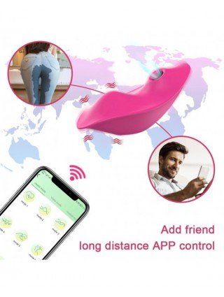 APP nuotolinio valdymo pultas Dėvimas čiulpimo vibratorius
