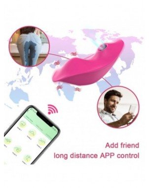 APP nuotolinio valdymo pultas Dėvimas čiulpimo vibratorius