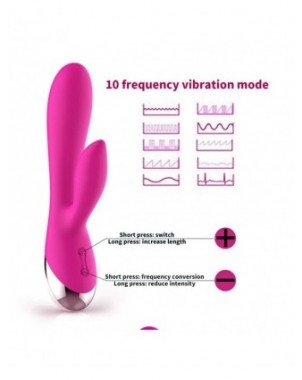 10 Speed G Spot Vibrator USB Rechargeable Powerful Dildo