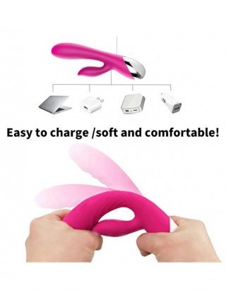 10 Speed G Spot Vibrator USB Rechargeable Powerful Dildo