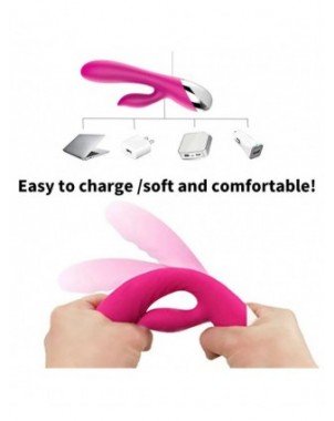 10 Speed G Spot Vibrator USB Rechargeable Powerful Dildo